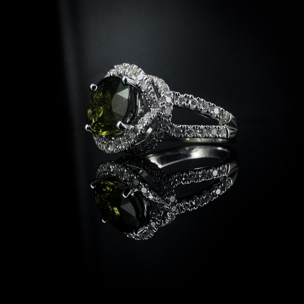 Bague Saphir et Diamants