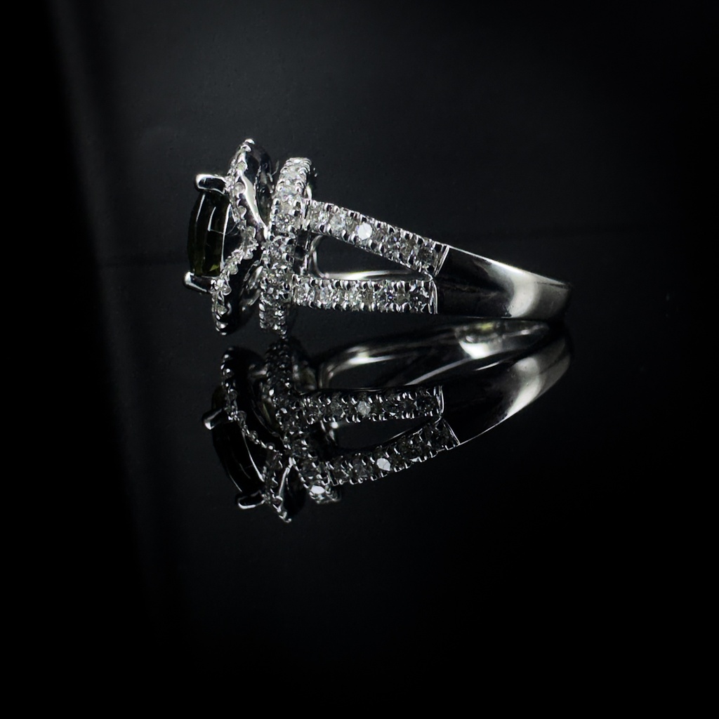 Bague Saphir et Diamants