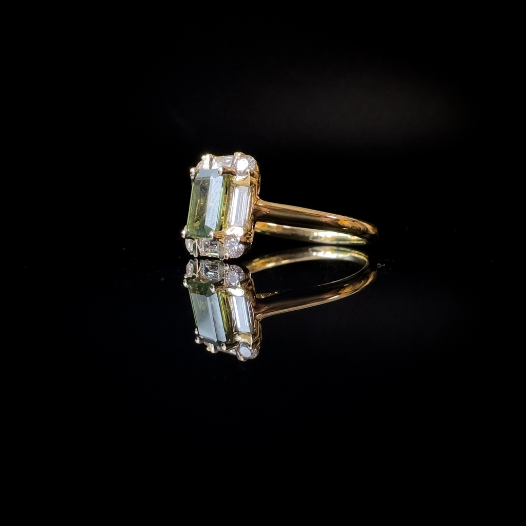 Bague Saphir & Diamants