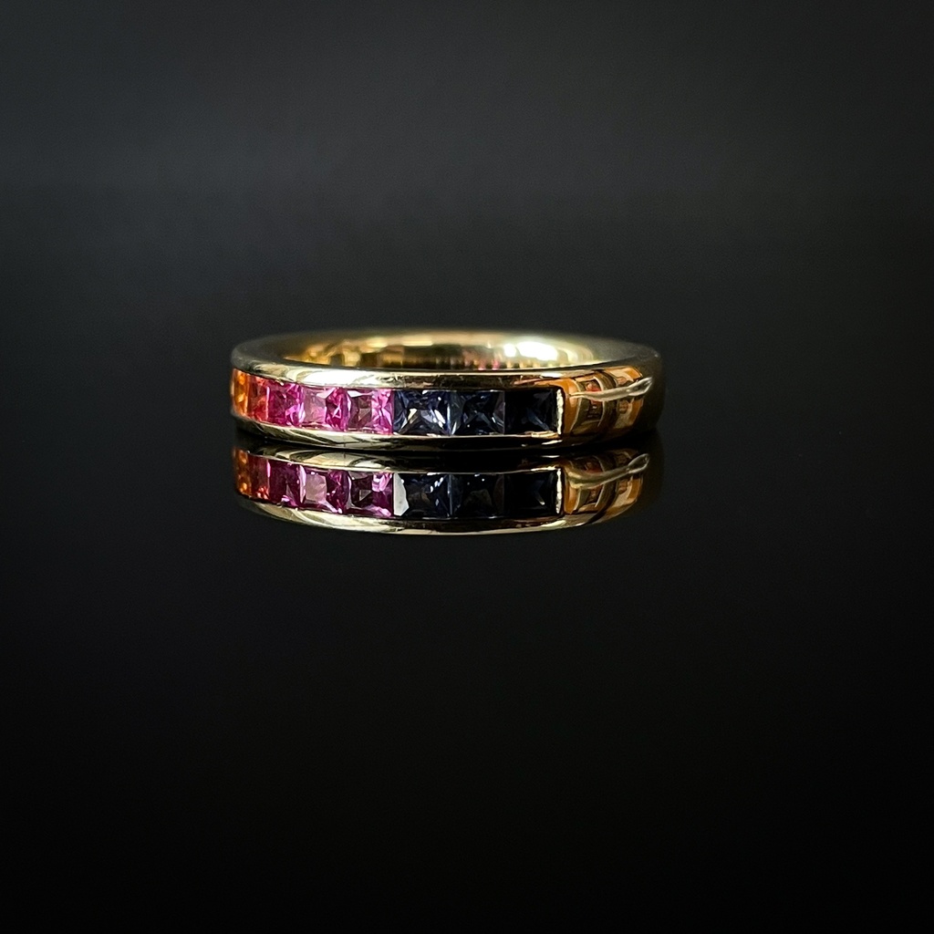 Bague Saphirs