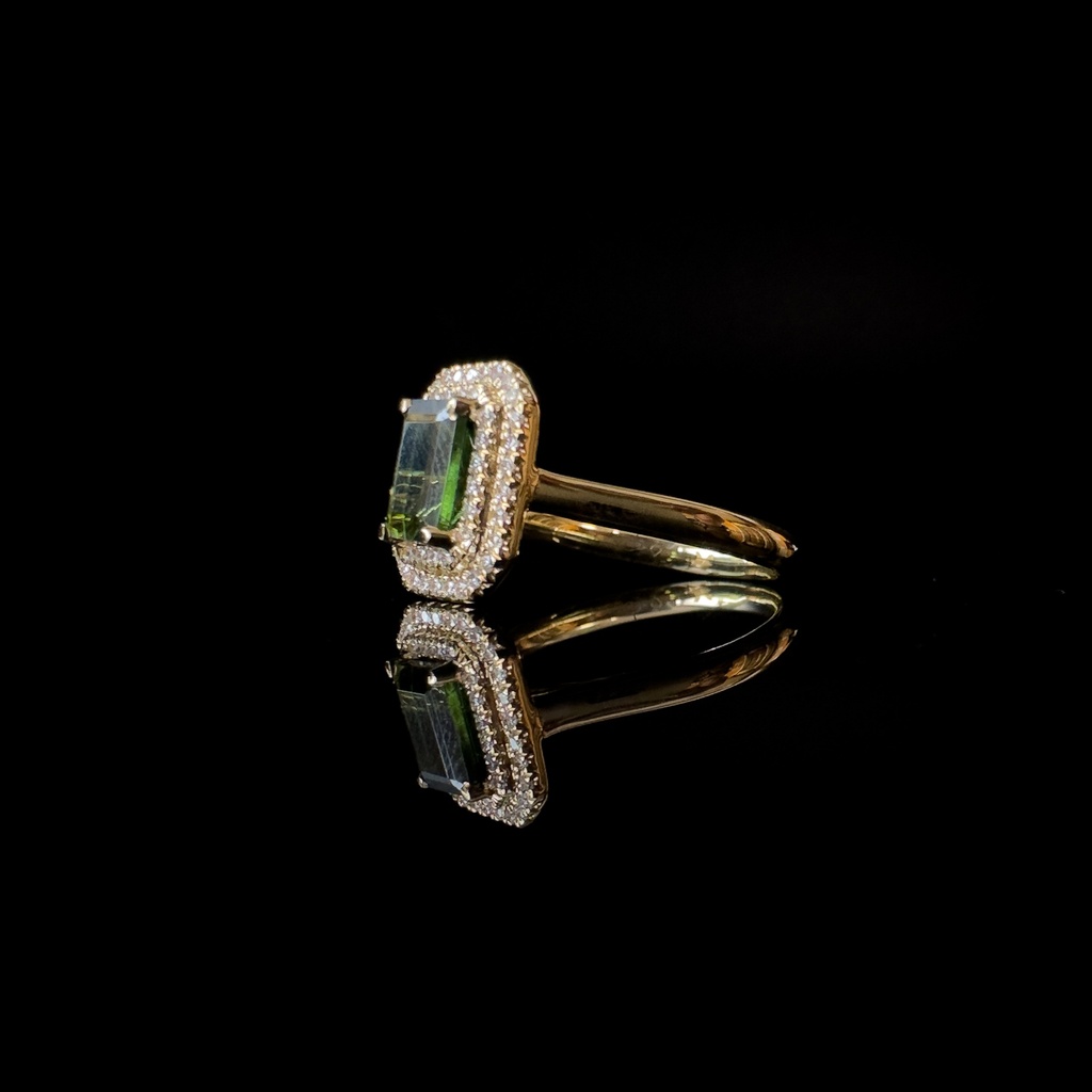 Bague Tourmaline & Diamants