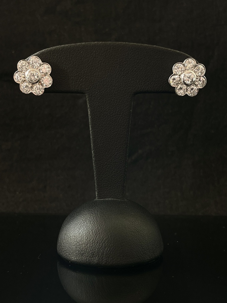 Boucles d'Oreilles Diamants