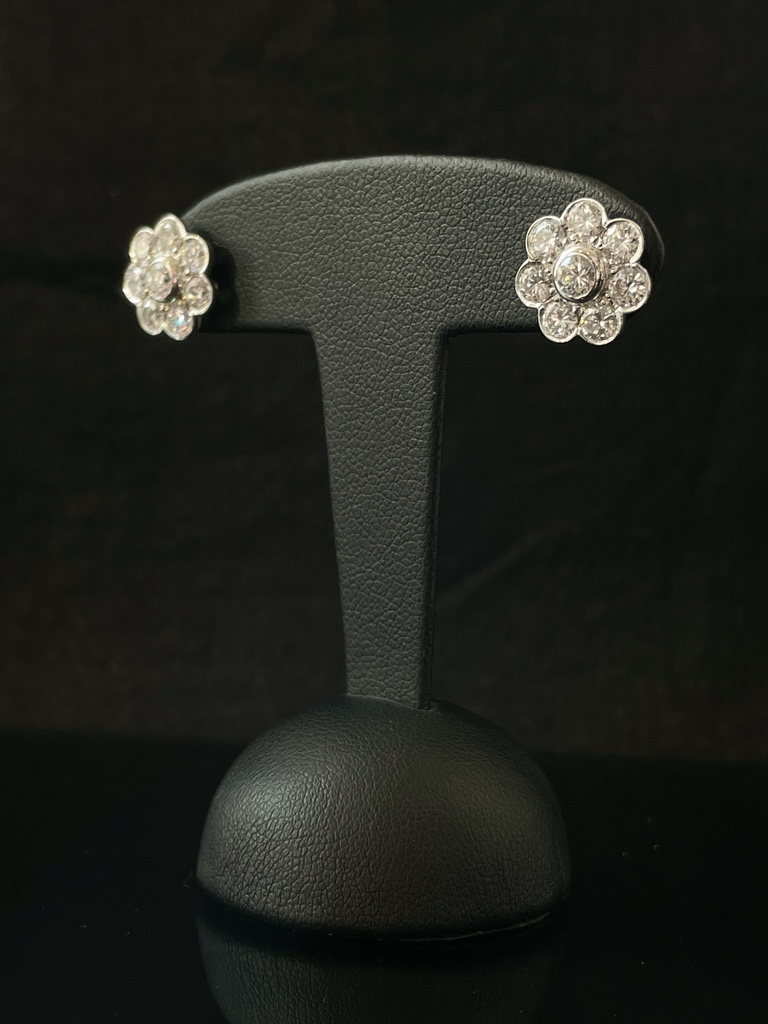 Boucles d'Oreilles Diamants