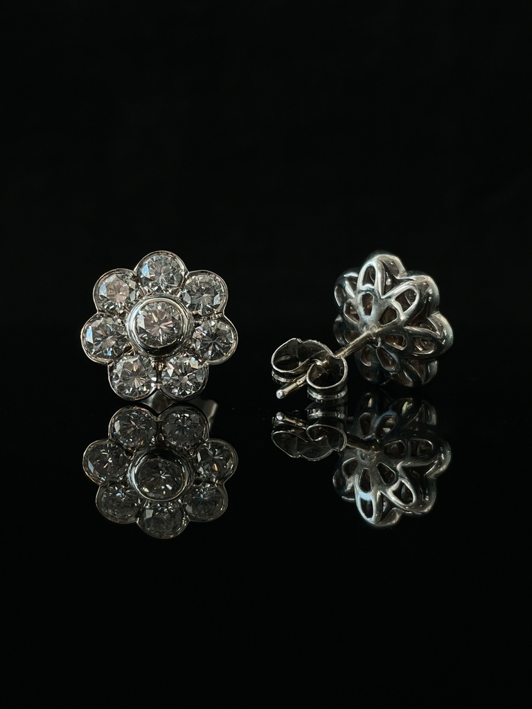 Boucles d'Oreilles Diamants