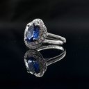 Bague Saphir et Brillants