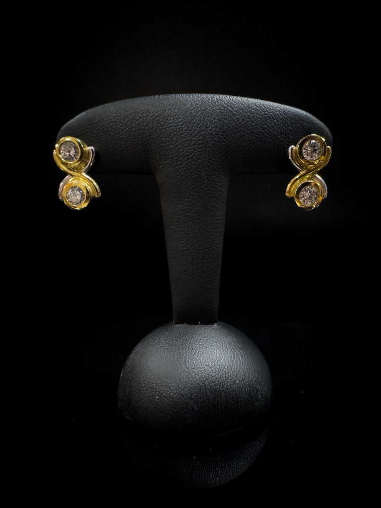 Boucles d'oreilles diamants