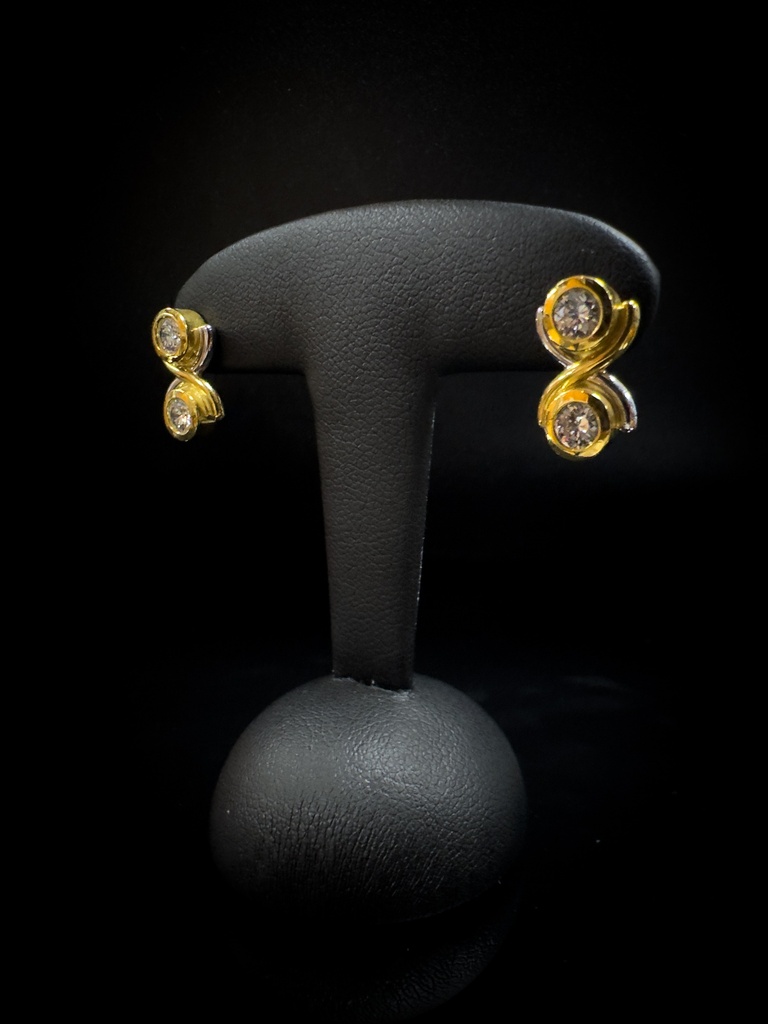 Boucles d'oreilles diamants