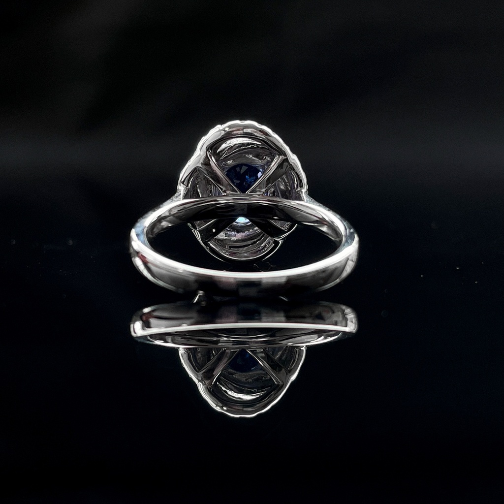 Bague Saphir et Brillants