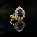 Bague Saphir et Brillants