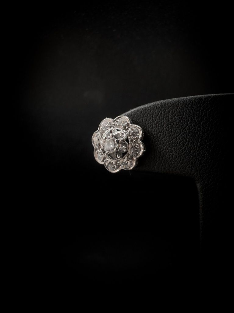 Boucles d'oreilles diamants