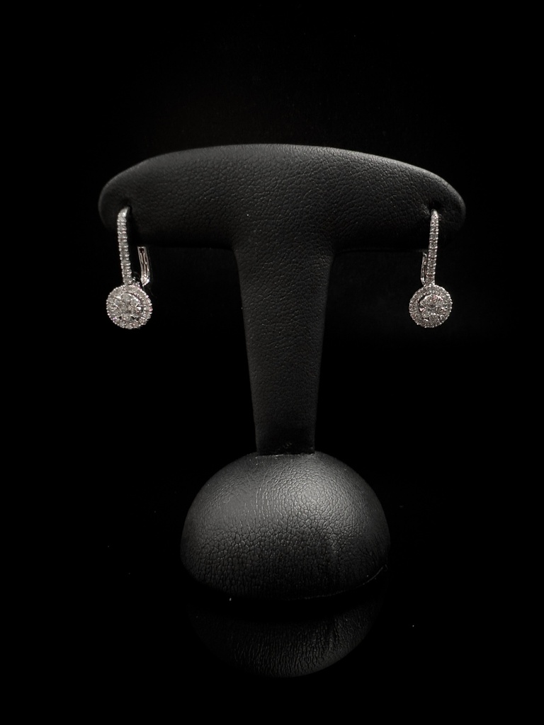 Boucles d'oreilles diamants