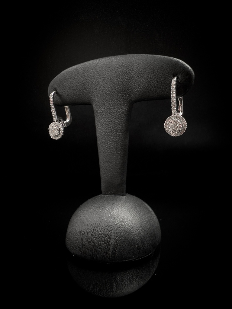 Boucles d'oreilles diamants