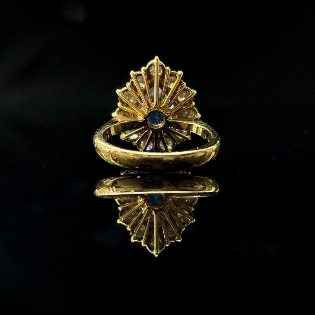 Bague Saphir et Brillants