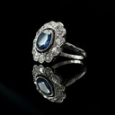 Bague Saphir et Diamants 