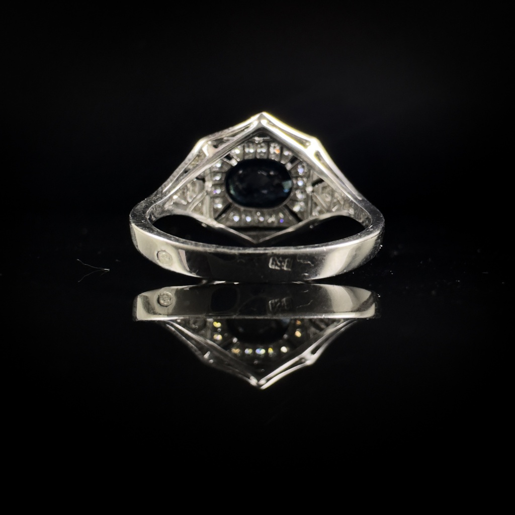 Bague Saphir et Brillants