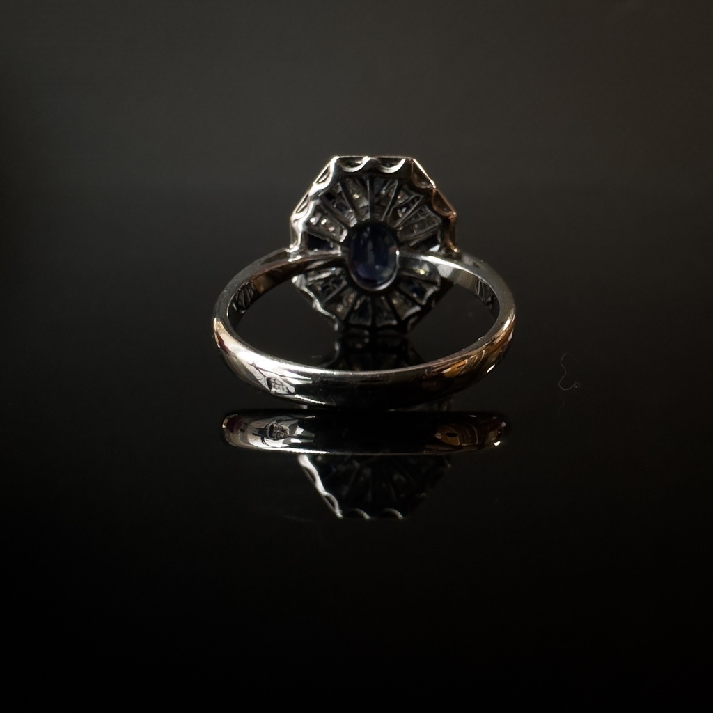 Bague Saphir et Brillants