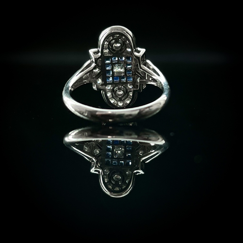 Bague Saphirs et Brillants