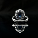 Bague Saphirs et Brillants