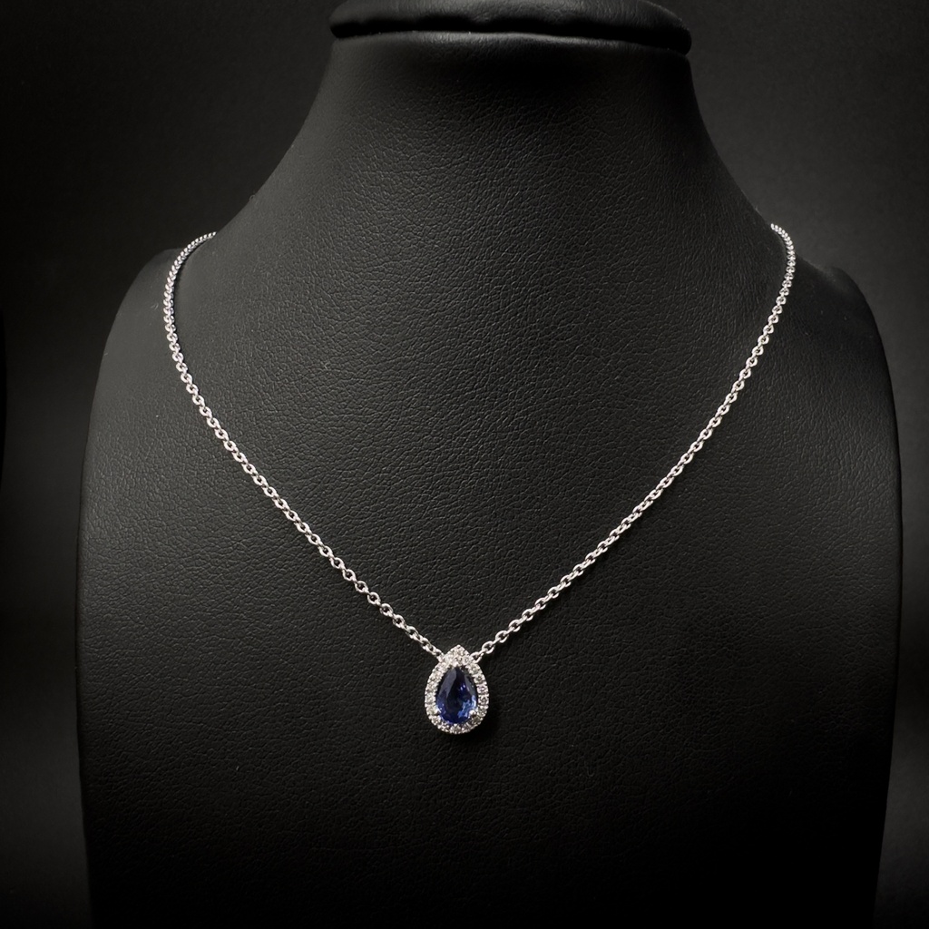 Collier Saphir et Brillants