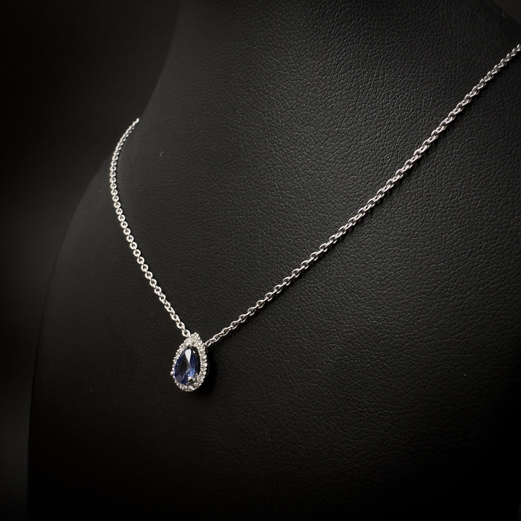 Collier Saphir et Brillants