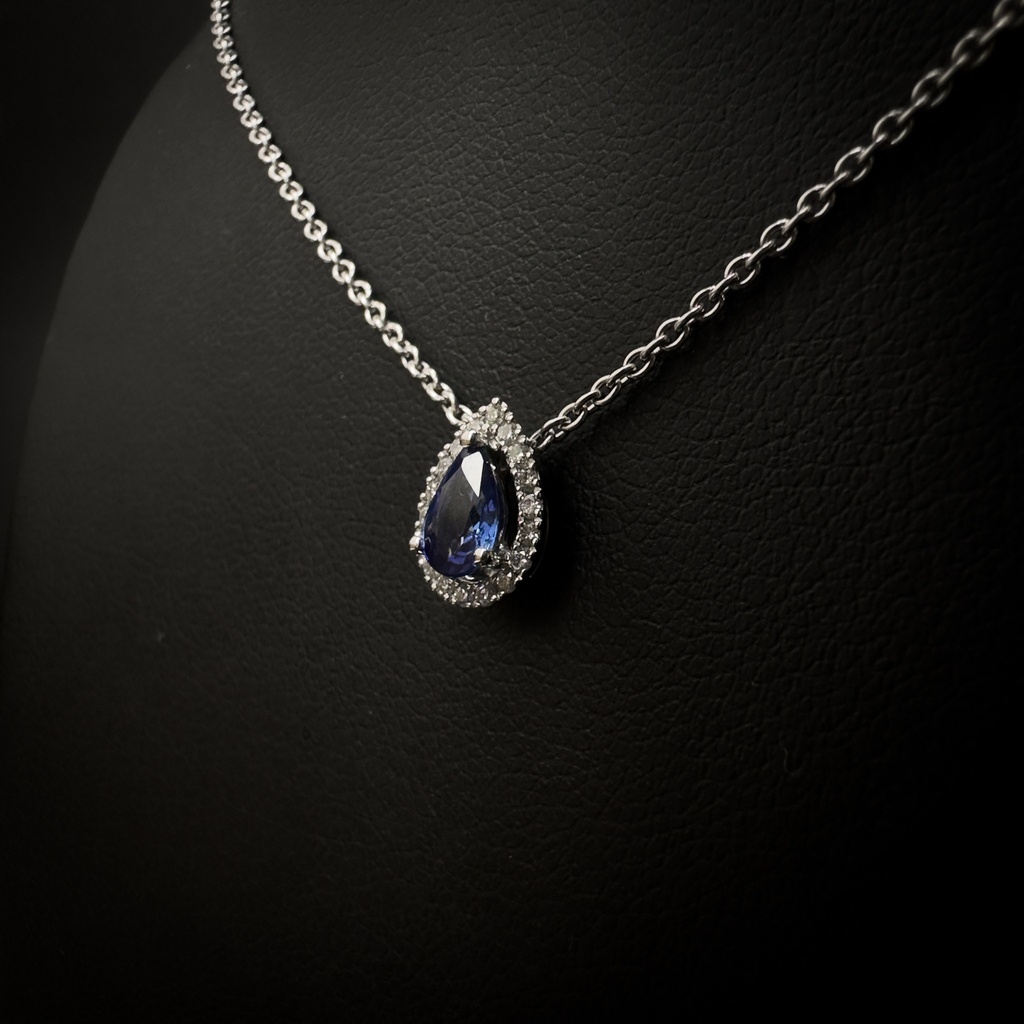 Collier Saphir et Brillants