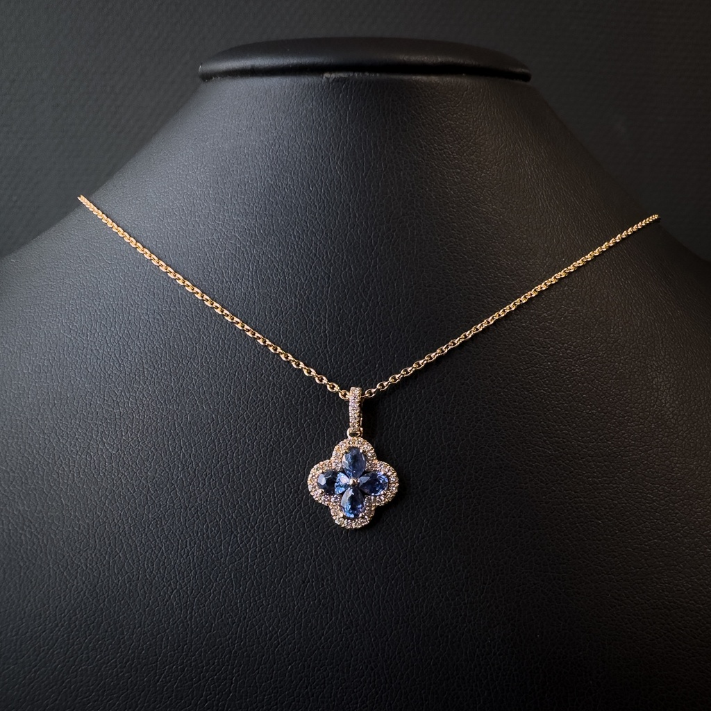 Collier Saphirs et Brillants