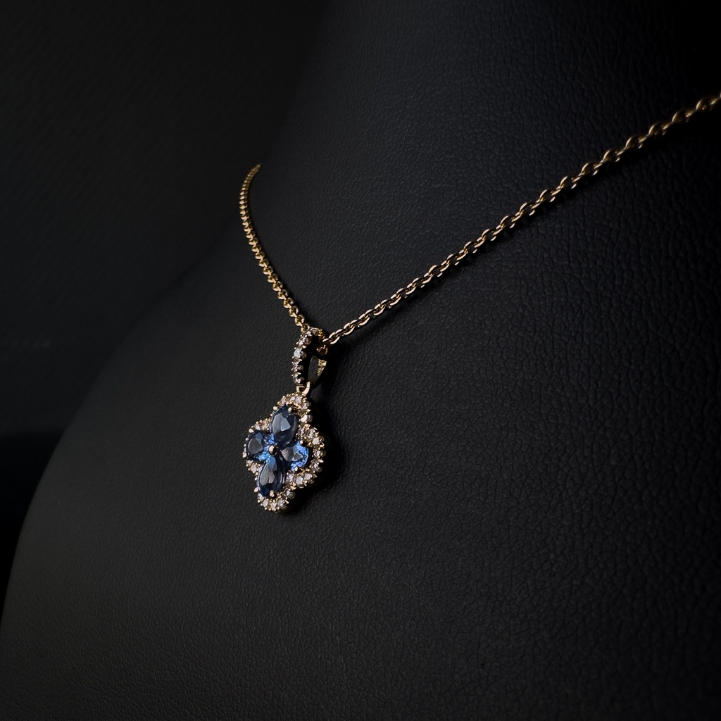 Collier Saphirs et Brillants