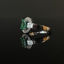 Bague Emeraude et Diamants