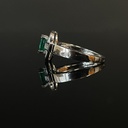 Bague Emeraude et Diamants