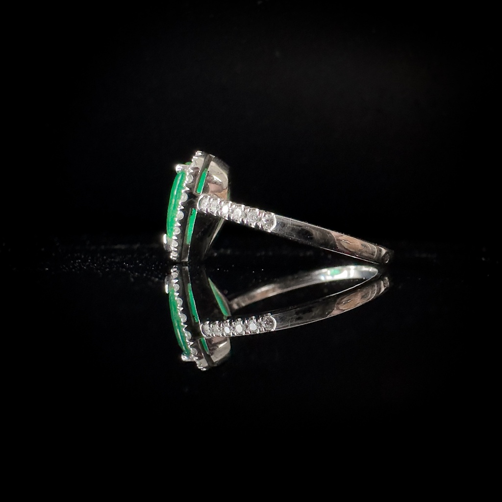 Bague Emeraude et Brillants