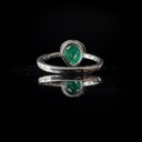 Bague Emeraude et Brillants