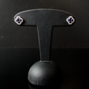 Boucles d'oreilles Saphirs et Brillants