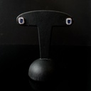 Boucles d'oreilles Saphirs et Brillants