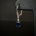 Boucles d'oreilles Saphirs et Brillants