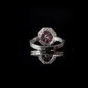 Bague Diamants & Rubis