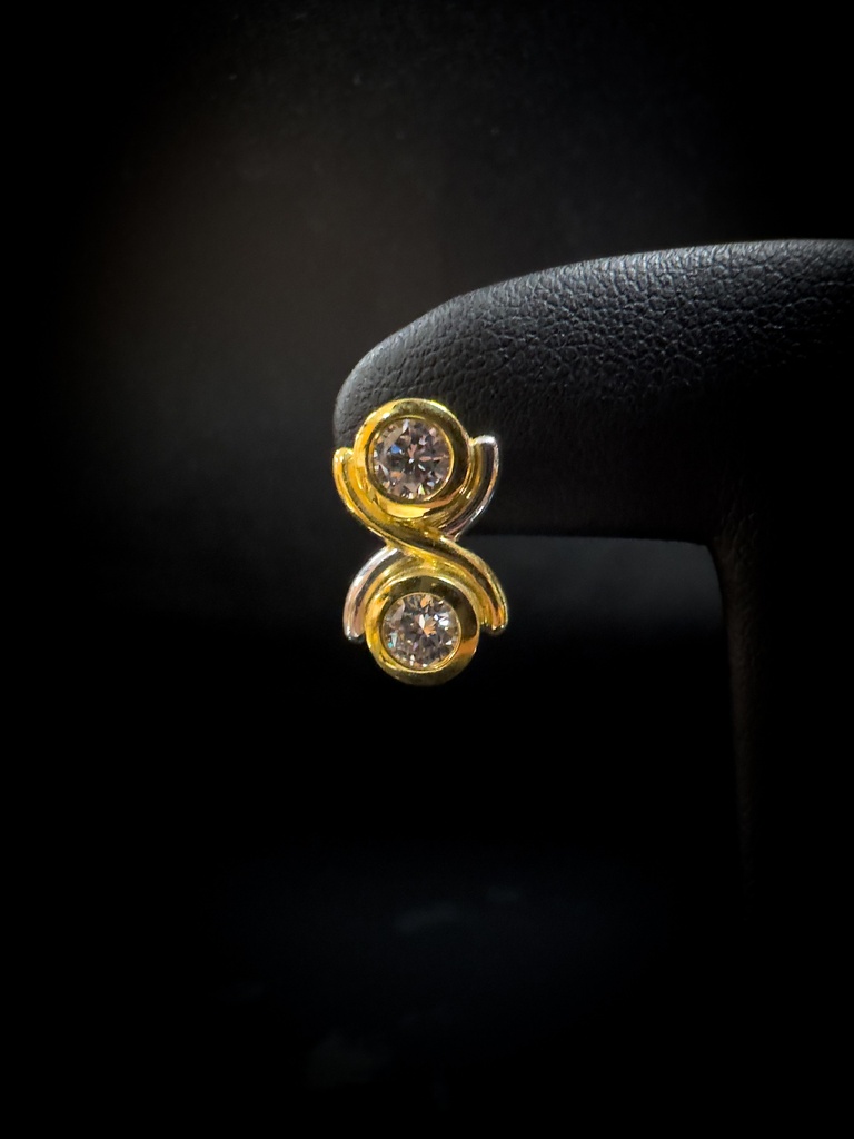 Boucles d'oreilles diamants