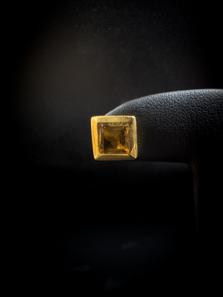 Boucles d'oreilles citrine