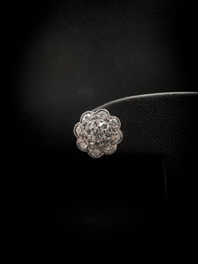 Boucles d'oreilles diamants