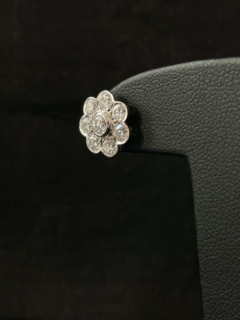 Boucles d'oreilles diamants
