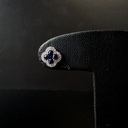 Boucles d'oreilles Saphirs et Brillants