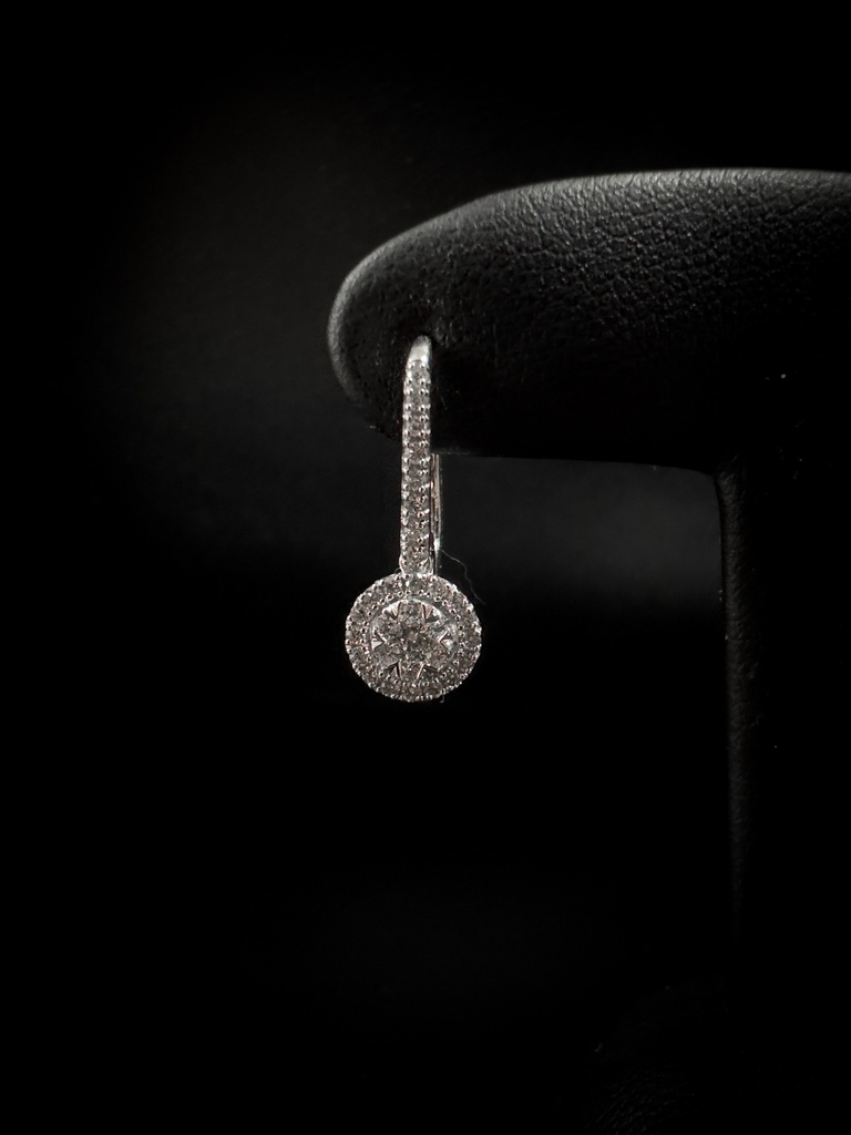 Boucles d'oreilles diamants