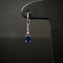 Boucles d'oreilles Saphirs et Brillants