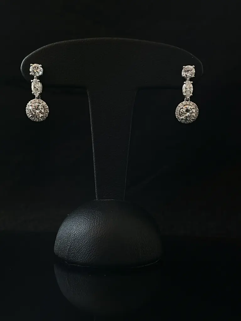 Boucles d'oreilles diamants