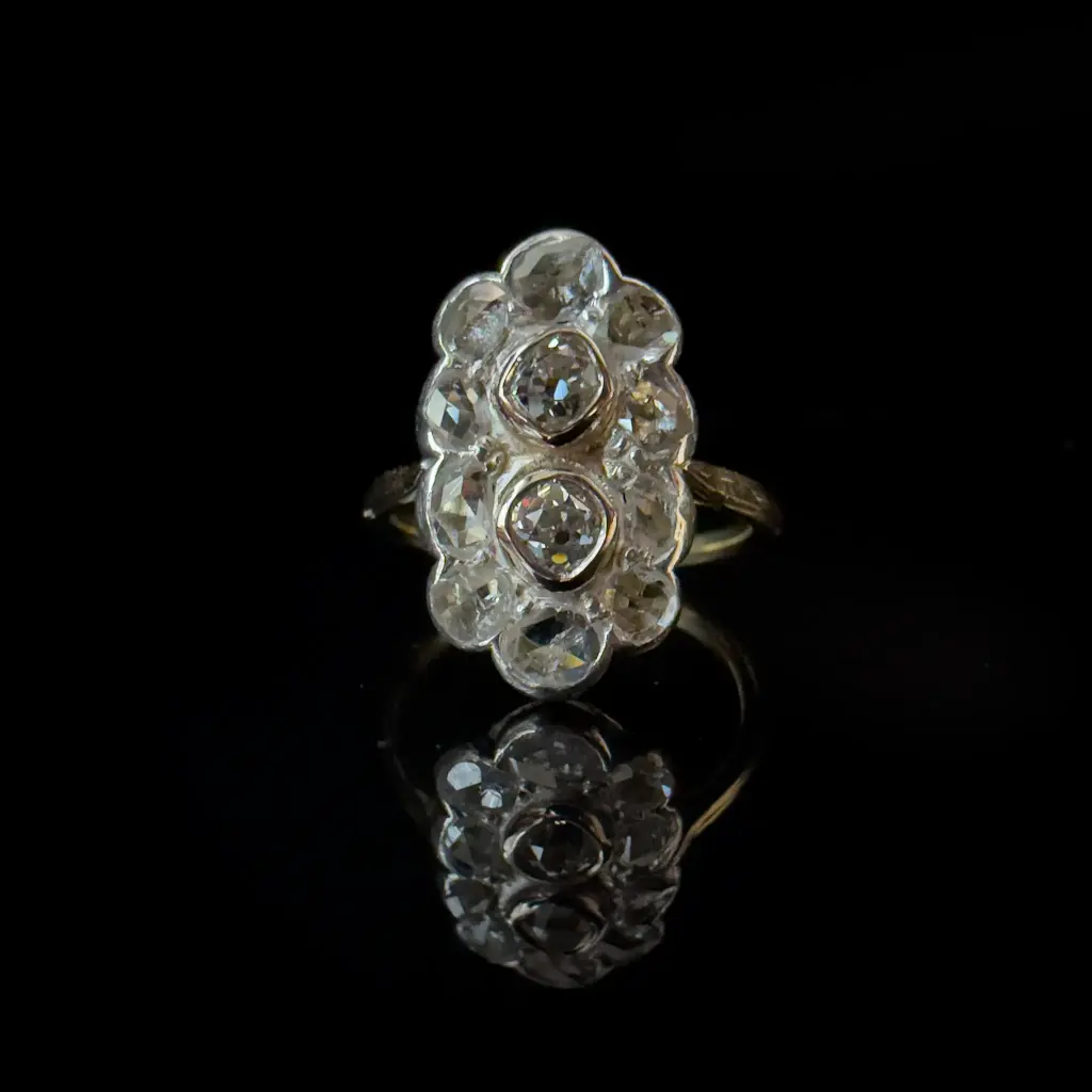 Bague Art-Déco Diamants