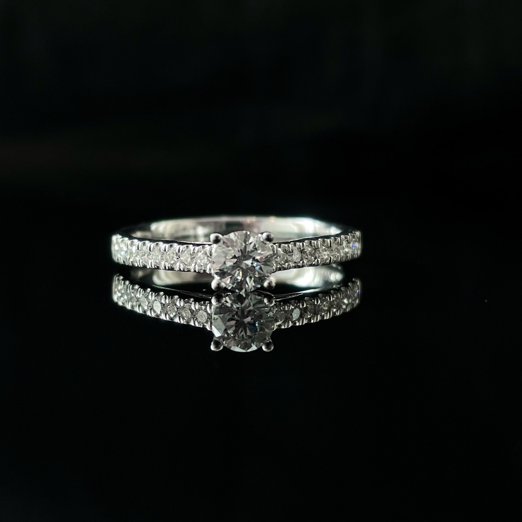 Bague Solitaire Diamants