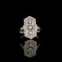 Bague Art Deco brillants