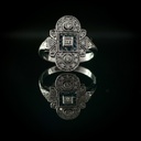 Bague saphirs et diamants