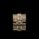 Bague Tank Diamants