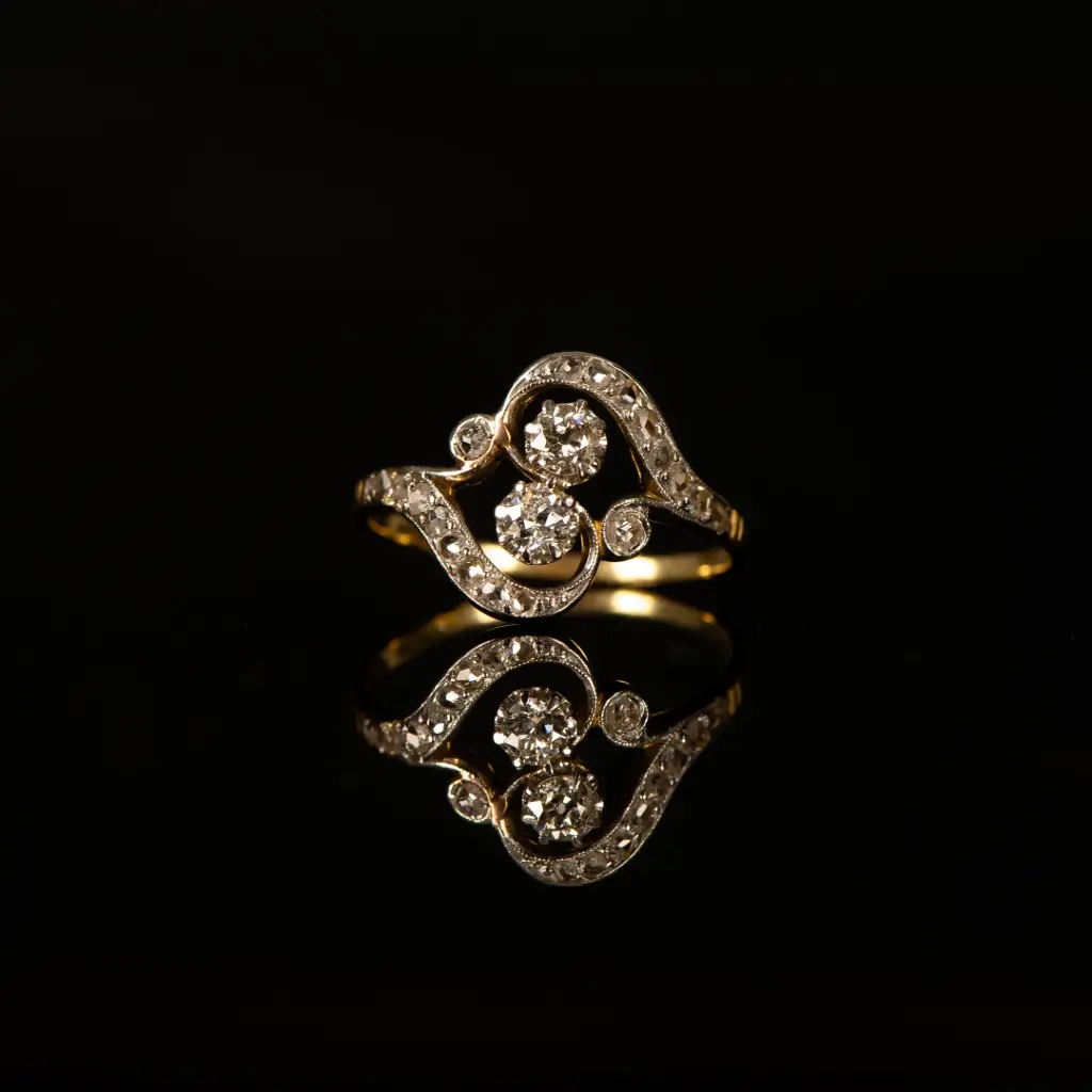 Bague or et argent