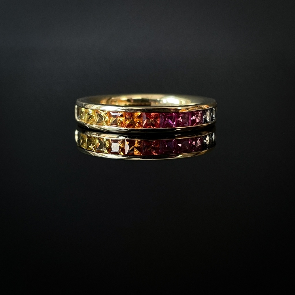 Bague saphirs 